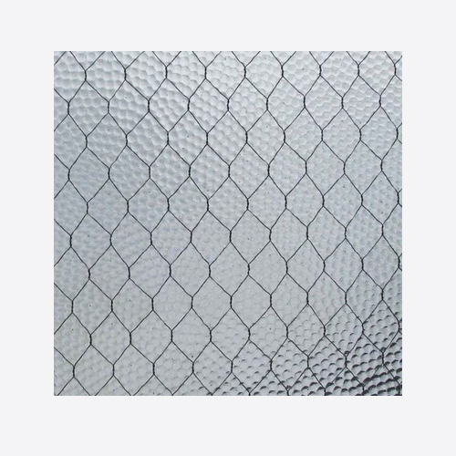 Square White Wire Glass