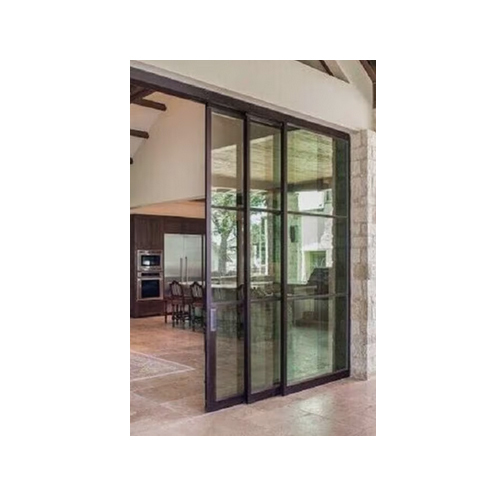 Aluminium Brown Sliding Door