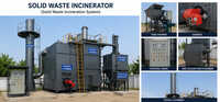 Solid Waste Incinerator System - Material: Mild Steel