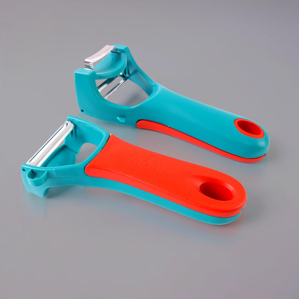 Supermom 4-In-1 Multi-Functional Vegetable & Fruit Peeler (1 Pc) - Color: Mix