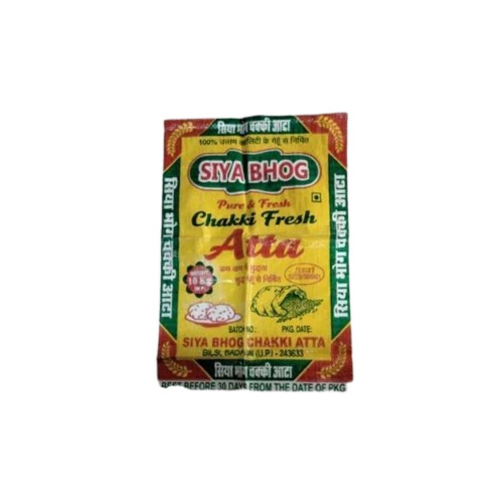 Pp Atta Packing Bag - High-quality Plastic, 36x30 Inches , Multicolor Design With Screen Printing And Warranty