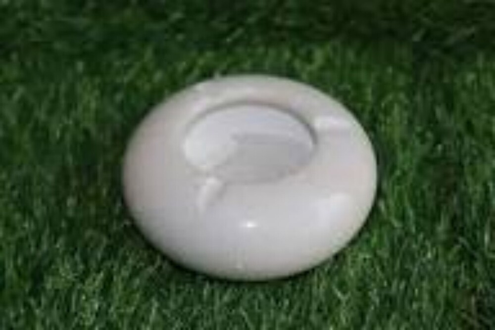 White Marble Ash Tray - Design Type: Modern