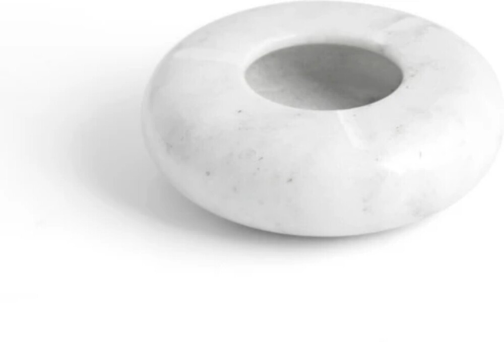 White Marble Ash Tray - Design Type: Modern