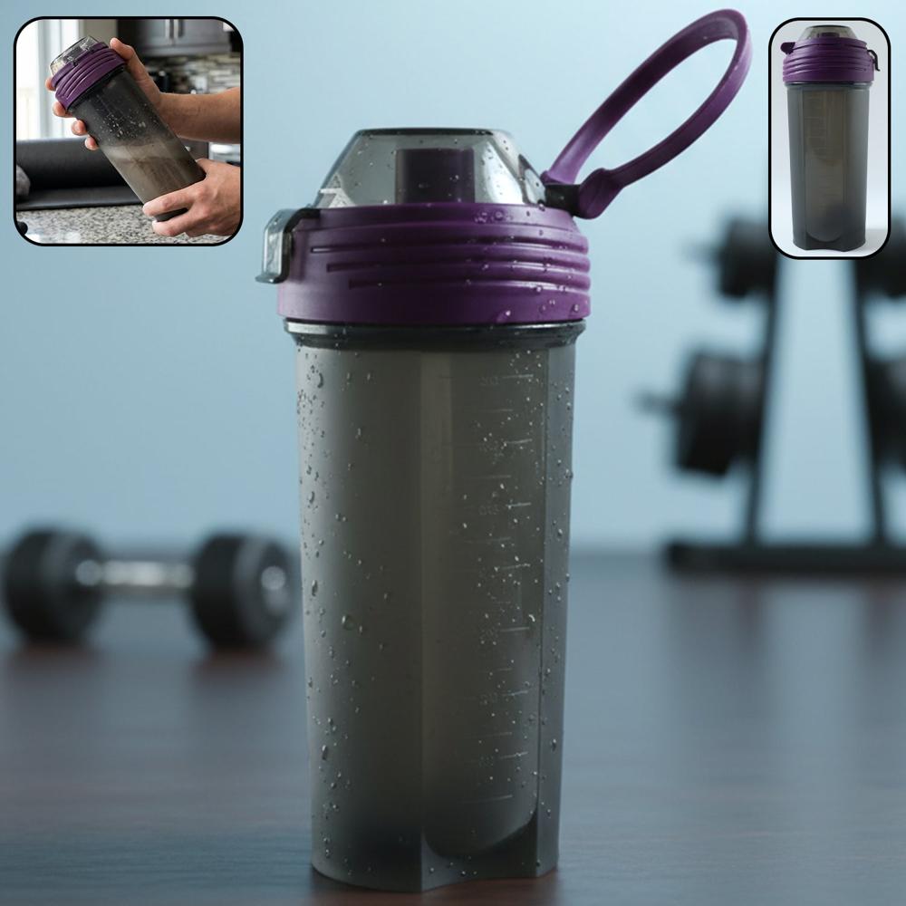 700 Ml Multipurpose Protein Shaker Bottle (1 Pc) - Color: Mix