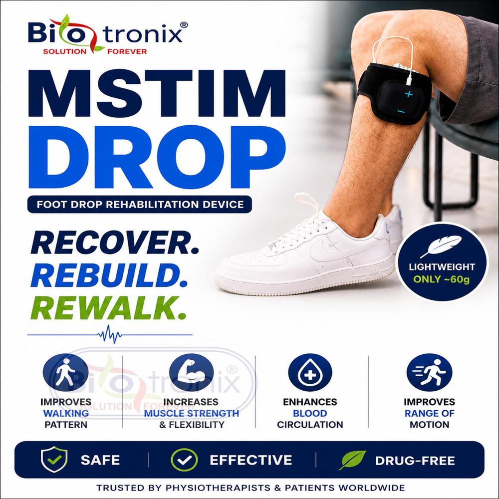 Foot Drop Recovery Therapy Device with Smart Sensor Technology