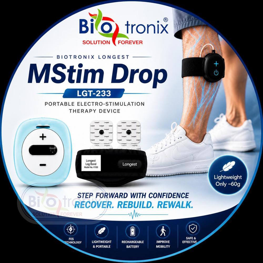 Foot Drop Recovery Therapy Device with Smart Sensor Technology