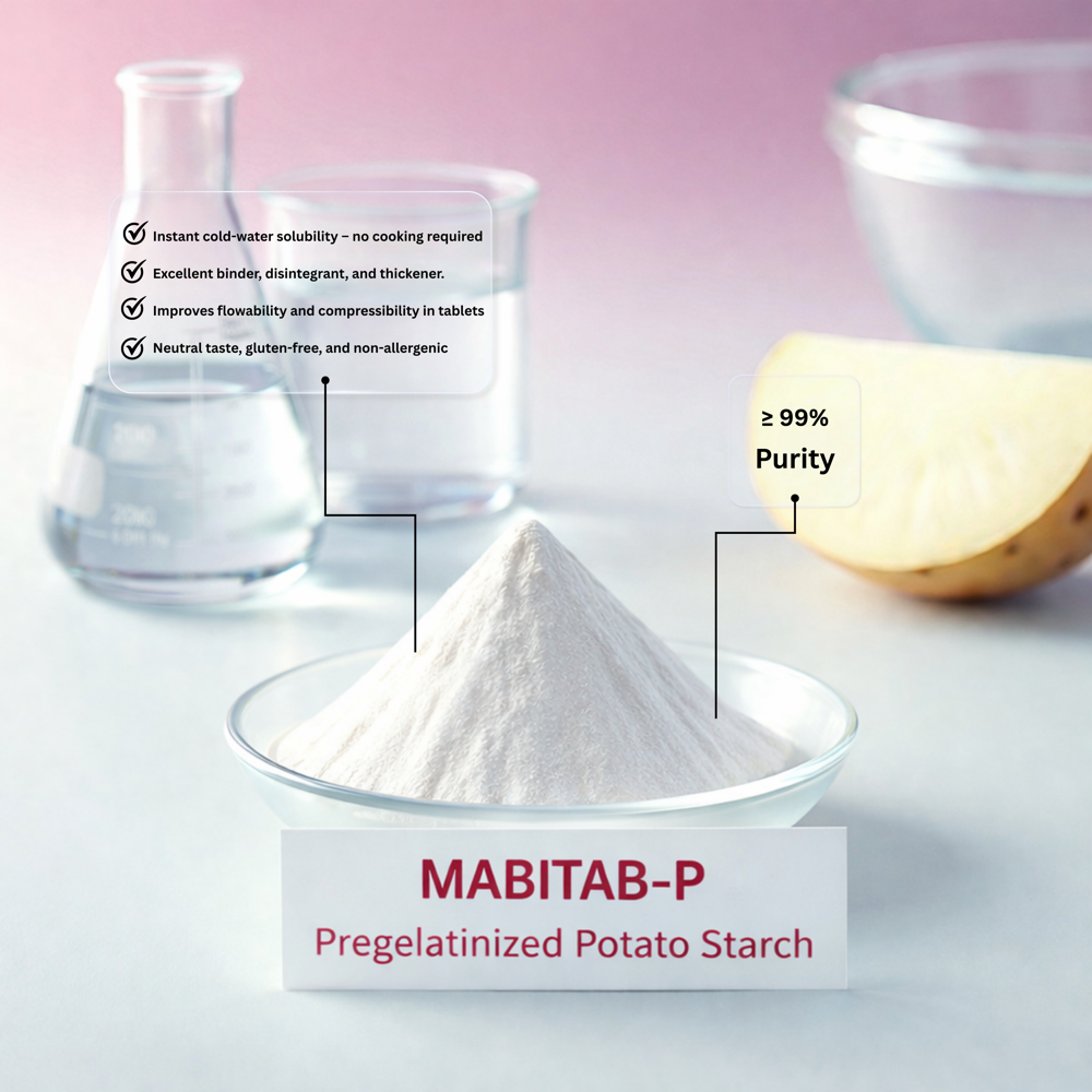 Pregelatinized Potato Starch Food Grade
