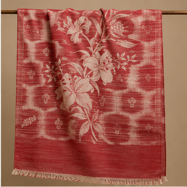 Ladies Designer Self Shawl