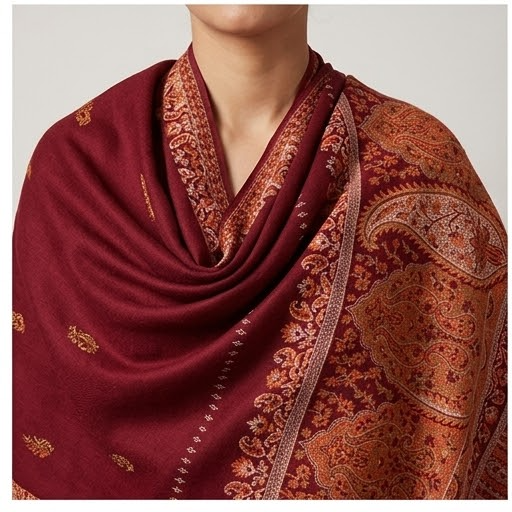 Fancy Acrylic Woolen Shawl
