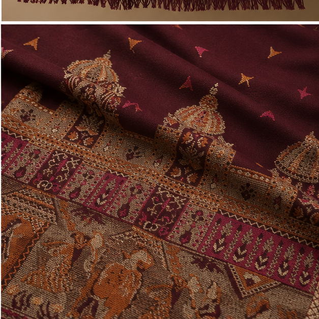 Woolen Fancy Shawl
