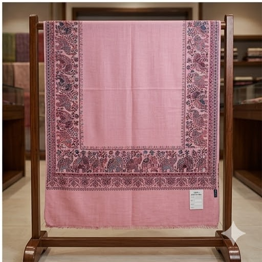 Kashmiri Border Shawl