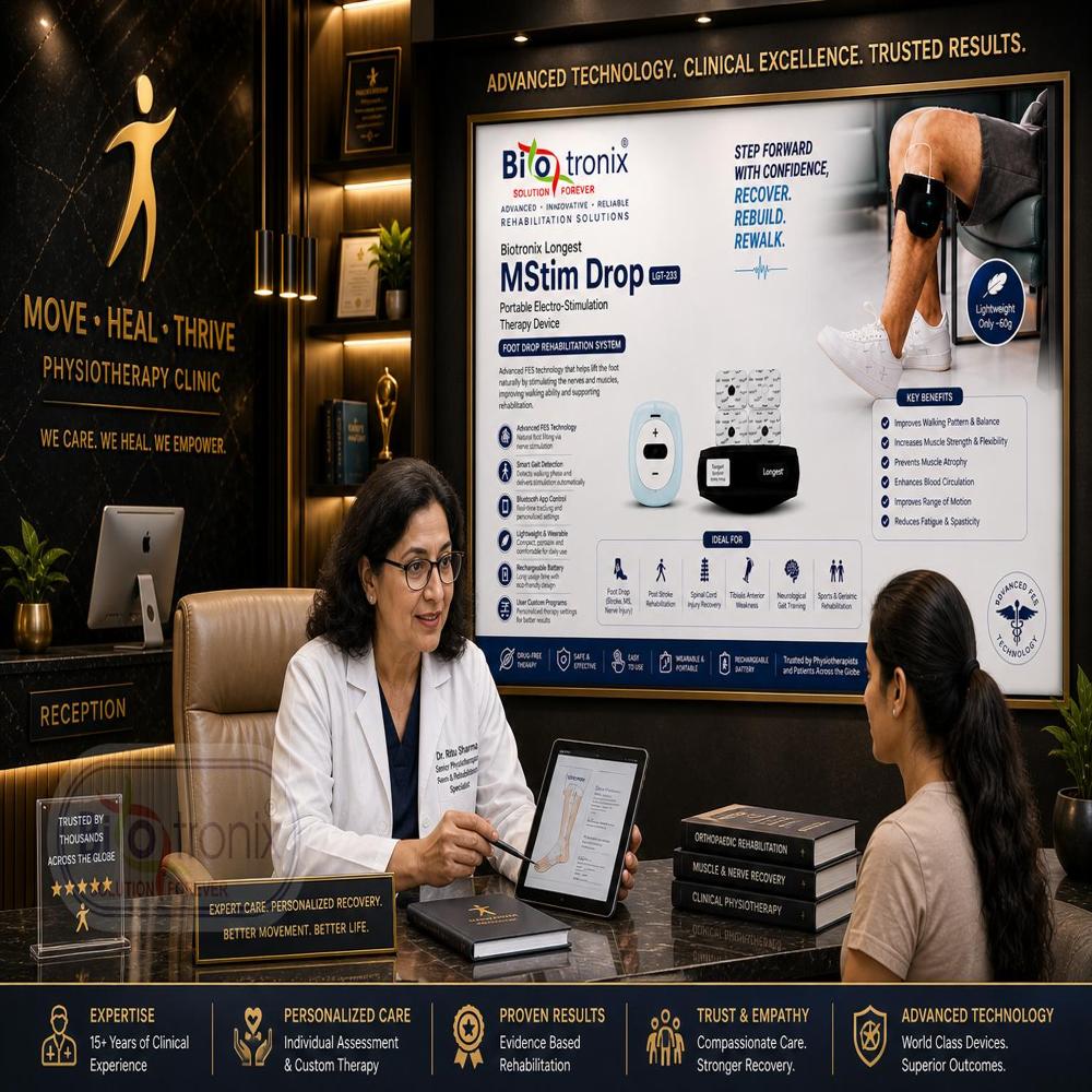 Foot Drop Muscle Training Device for Rehabilitation Centers