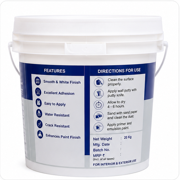 10 Ltr Acrylic Wall Putty