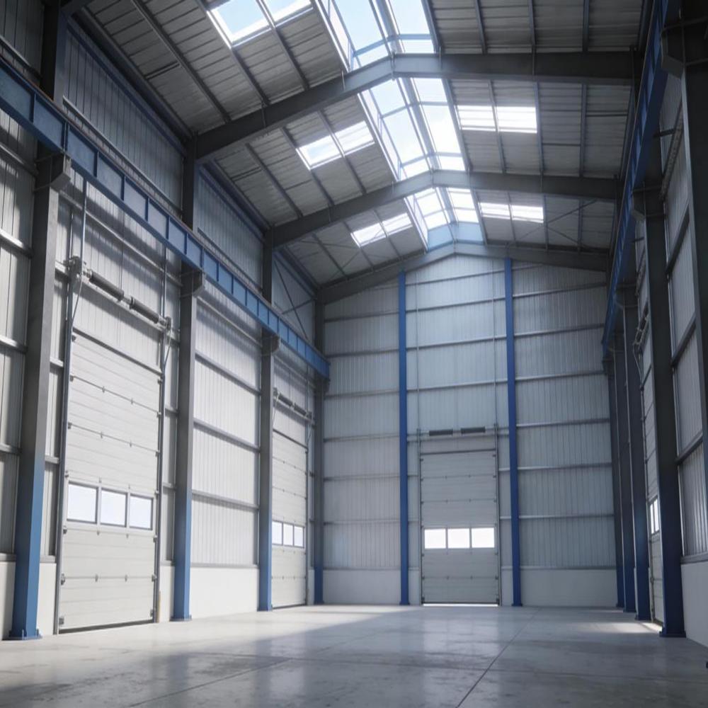 Mild Steel Pre Engineered Building Structure - Durable Steel Frame, Aluminum Sheet Roof, Aluminum Windows, Concrete Flooring | Ideal For Warehouses And Workshops, Lifespan 10-15 Years, Multiple Color Options