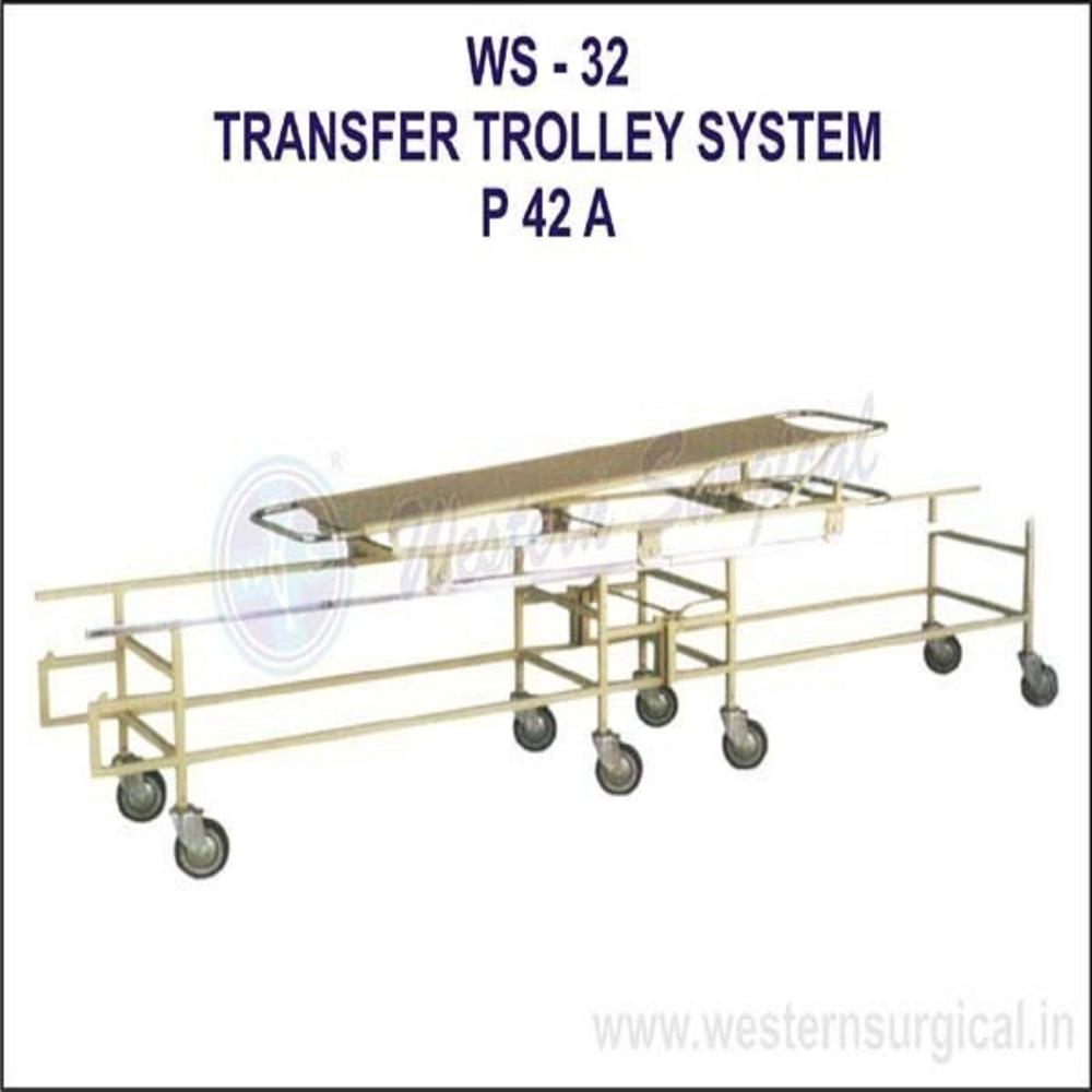 Transfer Trolley System - Application: Hospital & Intensive Care Unit