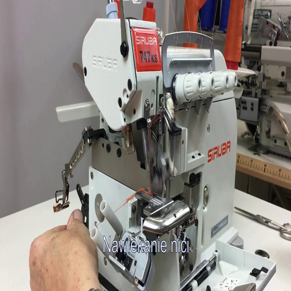 SIRUBA 747 KS OVERLOCK  SEWING MACHINE