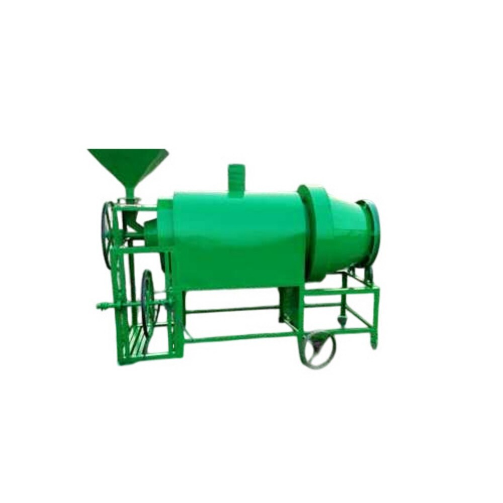 Automatic Muri Rice Puffing Machine - Color: Green Paint Coated