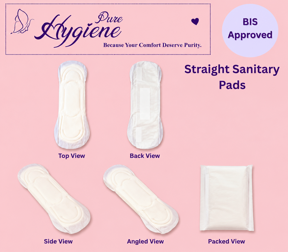 Straight Sanitary Pads