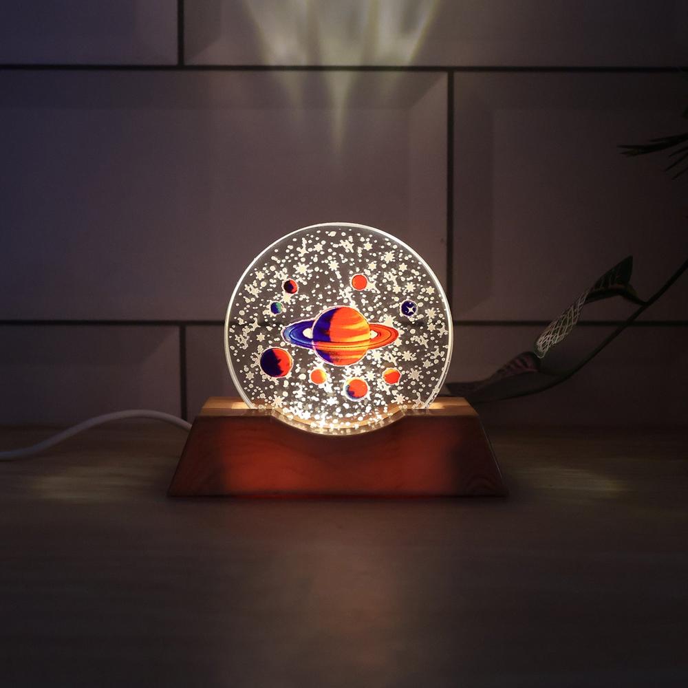 3D Creative Visualization Lamp  LED Night Ligh (1 Pc)