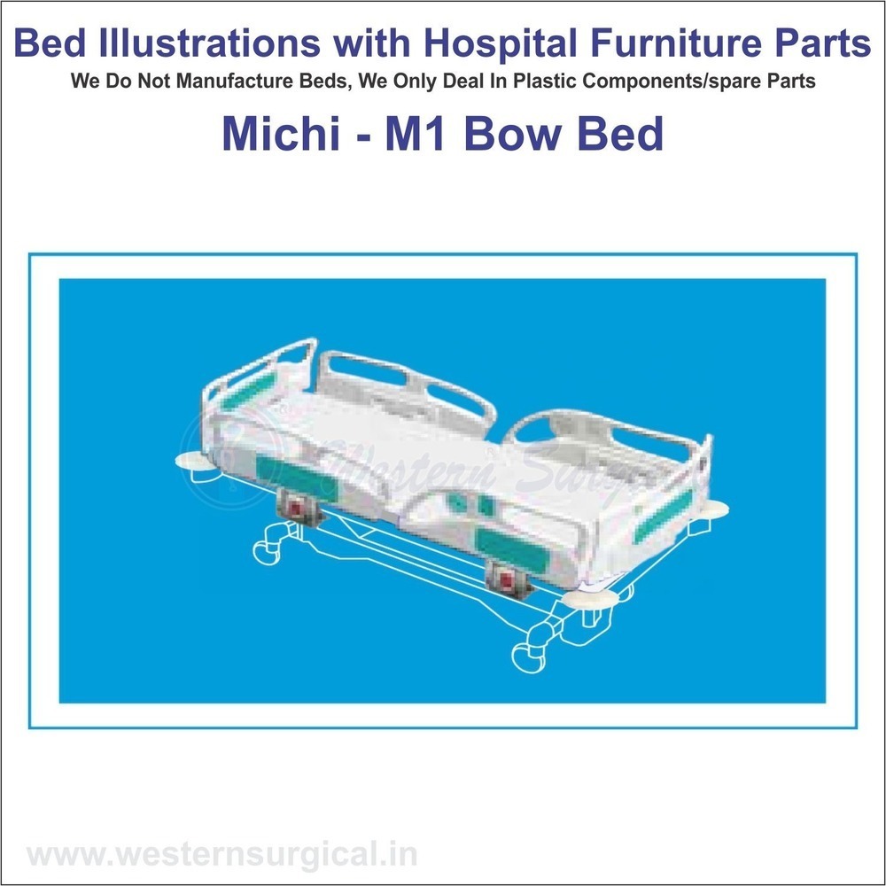 Michi - M1 Bow Bed - Application: Hospital & Intensive Care Unit