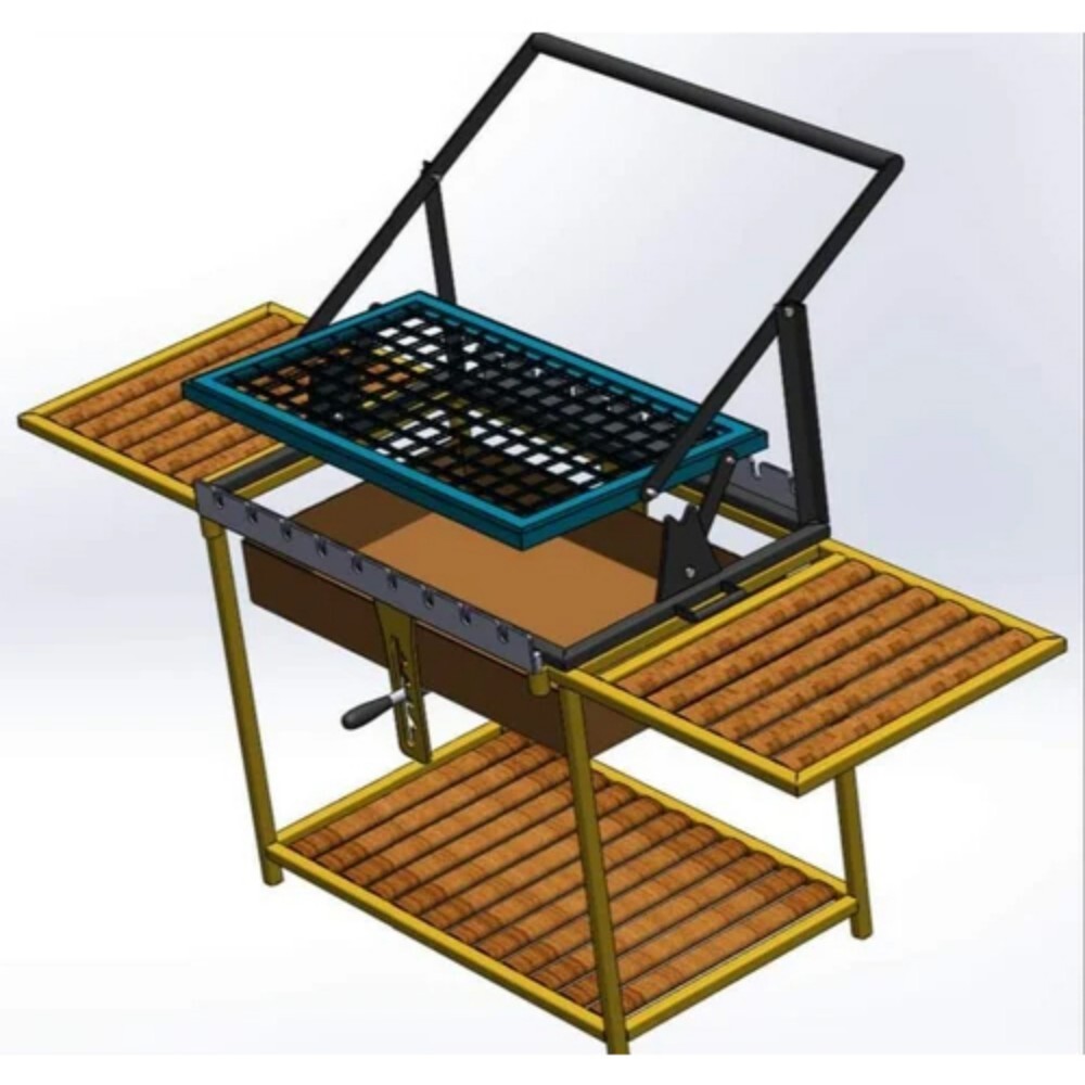 3d Cad Designing - Steel & Wood, 48x24x36 In | 50 Lbs, Charcoal Heat Source, 24x18 In Cooking Area, Ansi/nsf Compliance For Outdoor Grilling