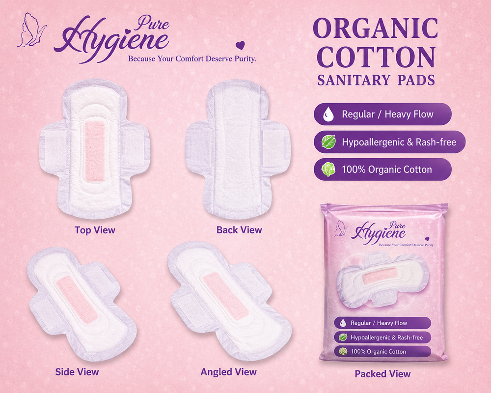 Organic Cotton Sanitary Pads