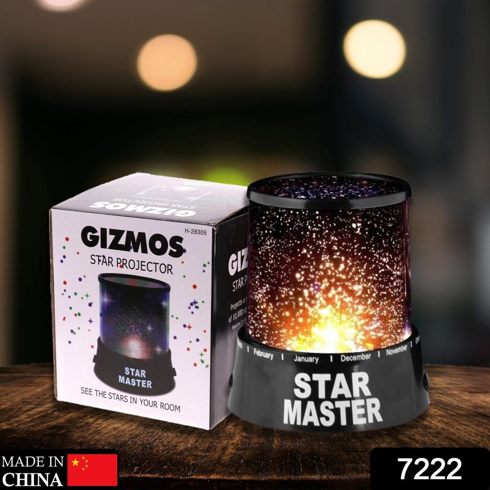 Star Night Light Projector USB LED Lamp for Kids Room (Battery Free)