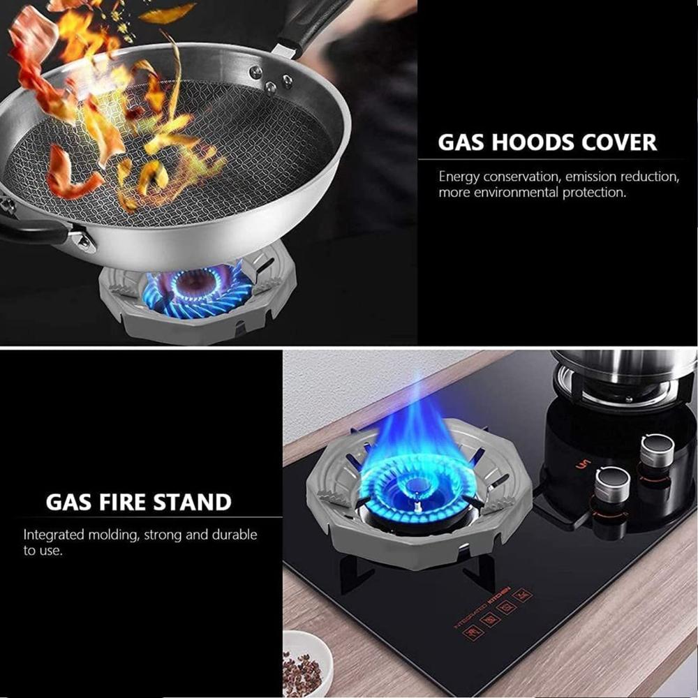 Stove Trivets Windscreen For Kitchen Wok Support Ring & Pan Holder Stand - Color: Mix