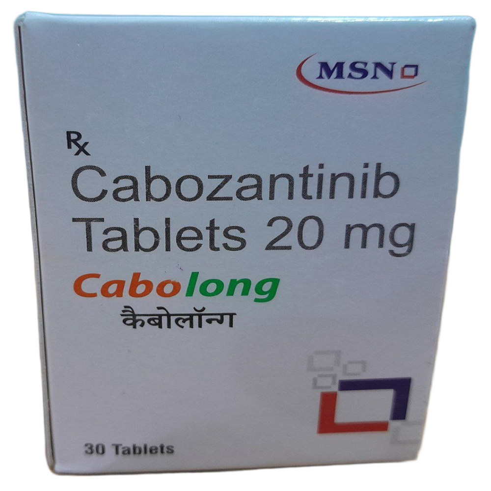 Cabolong 20Mg - Cabozantinib Tablets - Origin: India