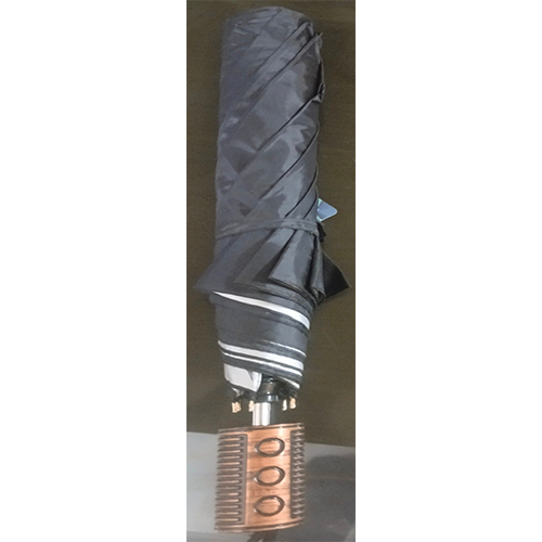 3 Fold Black Manual Umbrella
