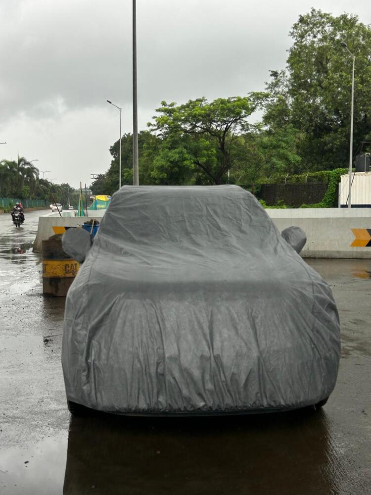 Grey Color Car Cover