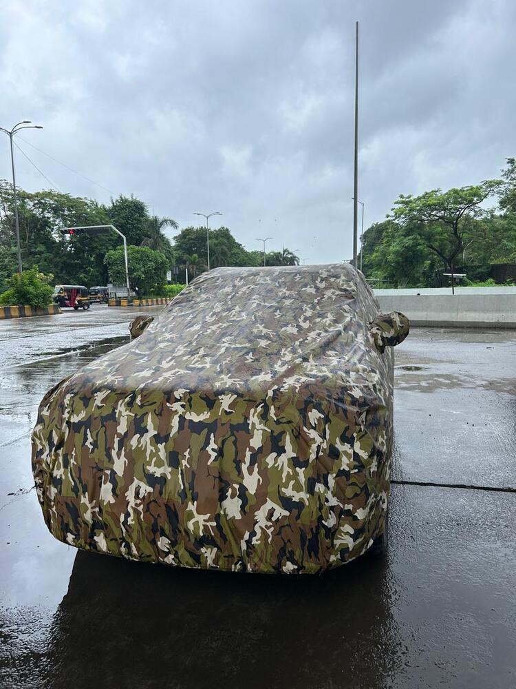 Army Print Color Car Cover
