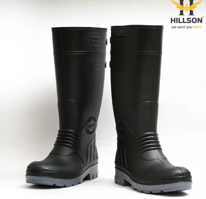 Safety Gumboot 212 - Color: Black/Grey