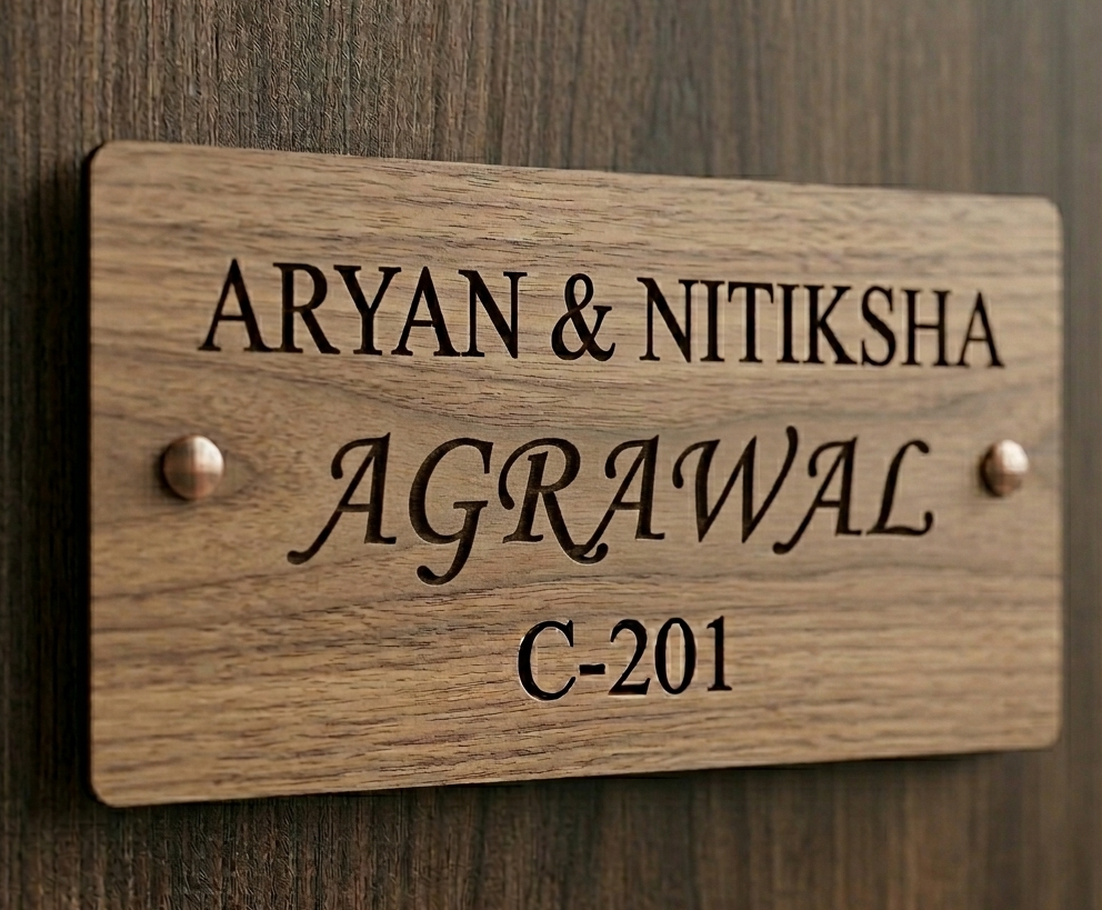 Acrylic Door Name Plate