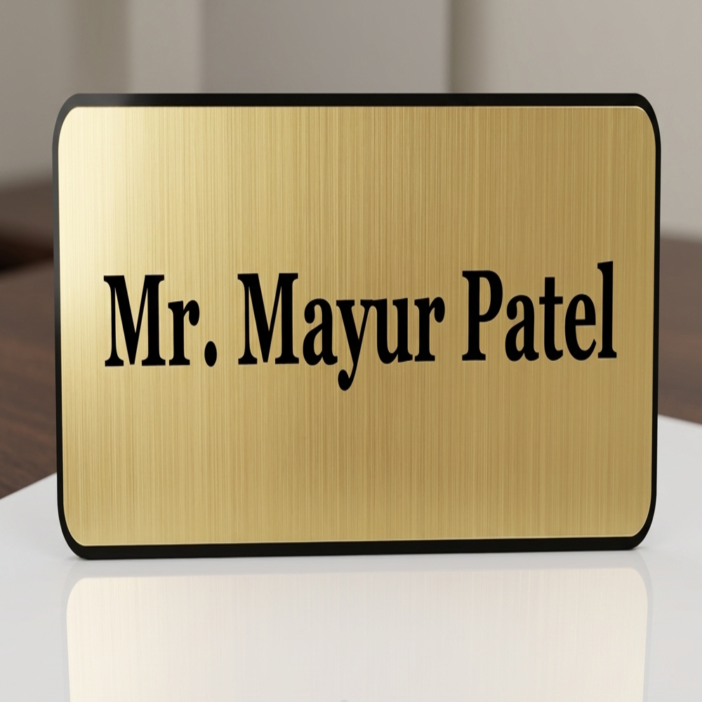 Acrylic Door Name Plate