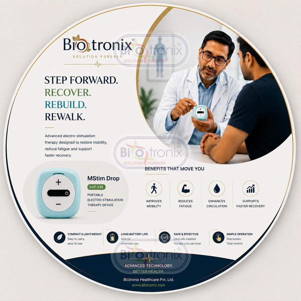 Functional EMS Device for Foot Drop Walking Improvement