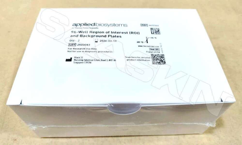 Applied Biosystems Region of Interest (ROI) and Background Plates, 96-well