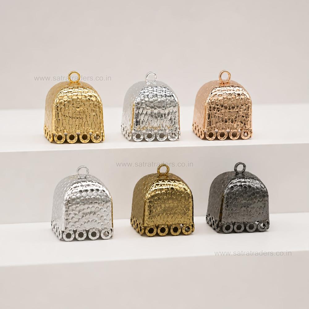 Square Designer Jhumki | Size : 20mm | Qty : 6pcs-3pair | EF93