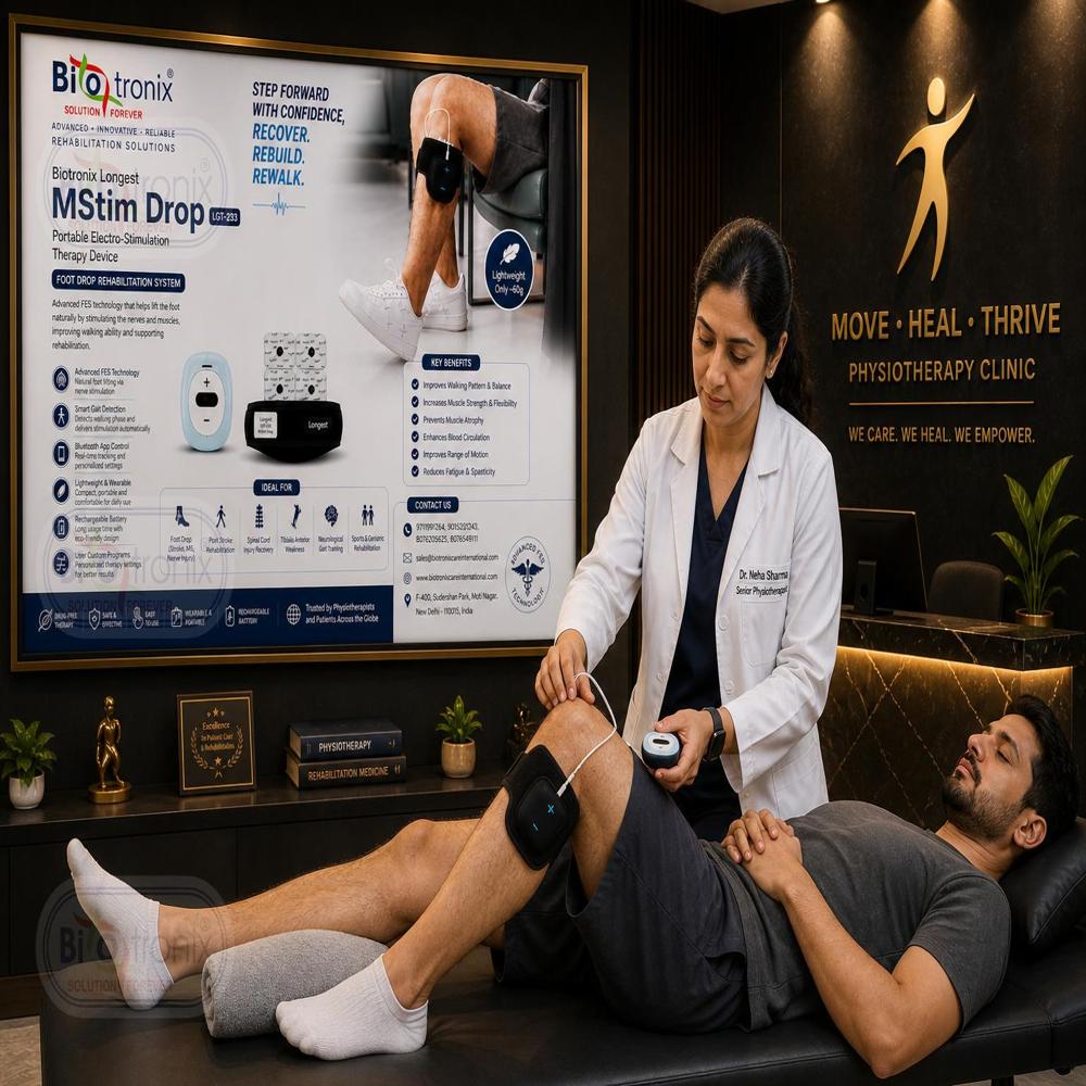 Smart Portable Foot Drop Correction Rehabilitation Machine