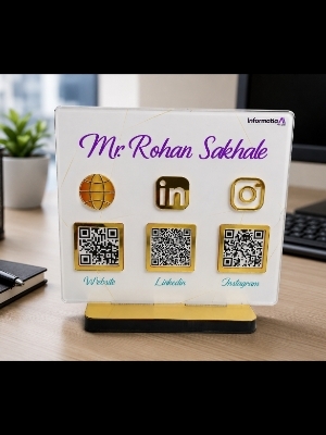 QR scanner Display Stand