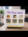 Qr Scanner Display Stand - Material: Premium Quality Acrylic