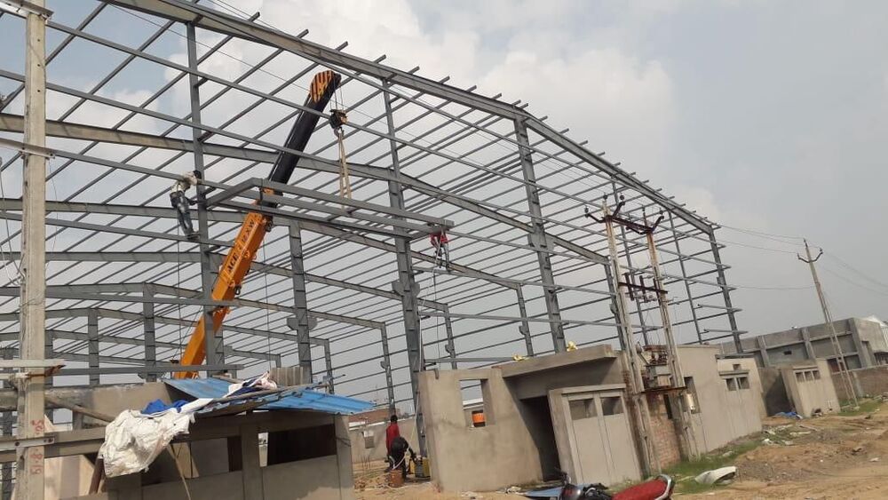 PEB structure industrial Shed