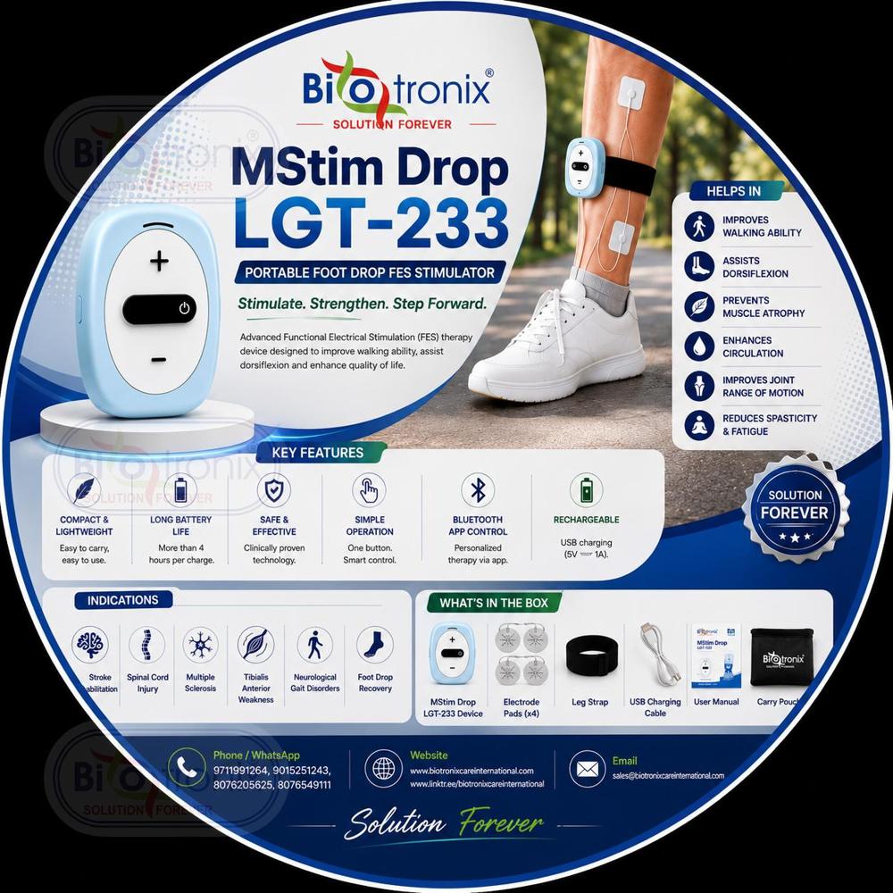 Electrical Muscle Activation Device for Foot Drop Recovery