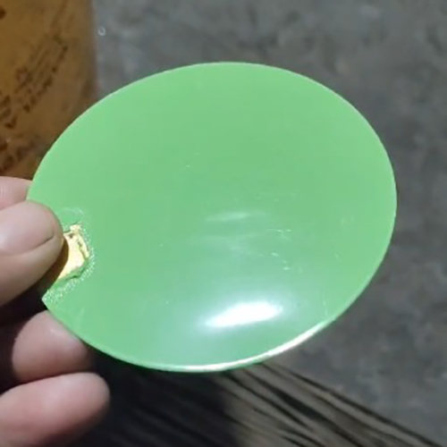 Pista Green Glossy Powder Coating