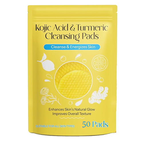 50 Pads Kojic Acid Turmeric Cleansing Pads