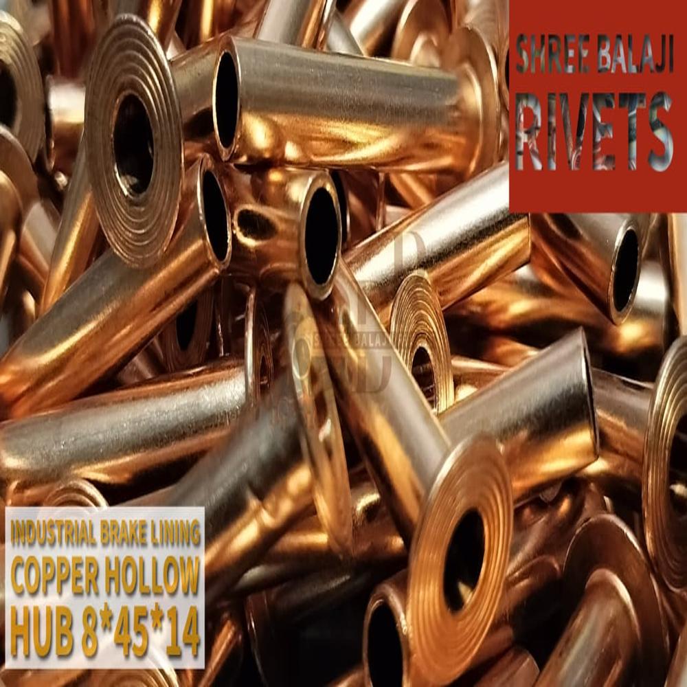 8/45 COPPER HOLLOW RIVETS