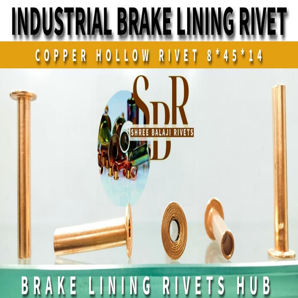 8/45 COPPER HOLLOW RIVETS