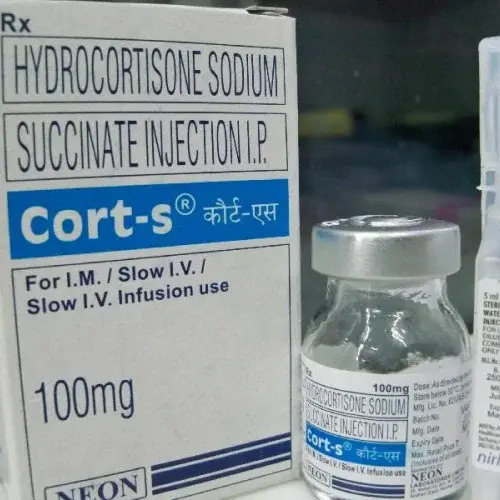 Cort S Hydrocortisone Sodium 100mg Injection, Succinate Corticosteroid Injection