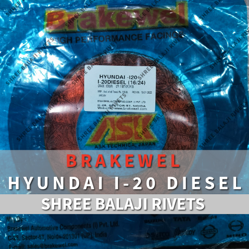 HYUNDAI I-20 DIESEL 9EX3R CLUTCH LINING