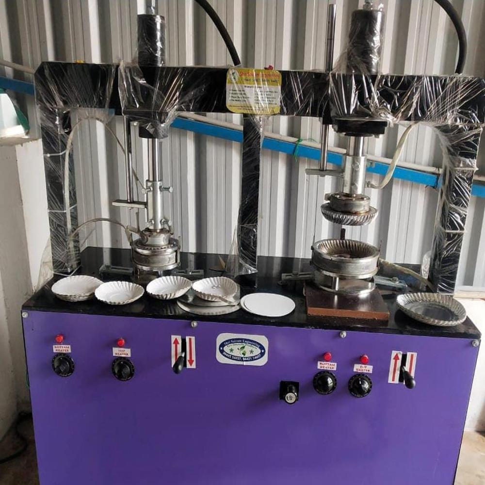 Hydraulic Double Dye Paper Plate Machine
